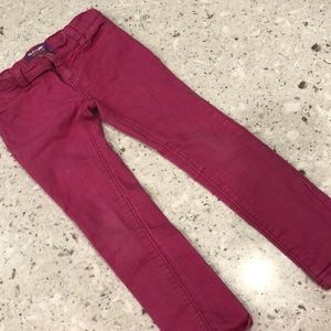 Old Navy pink ballerina jeans 5 adjustable waist